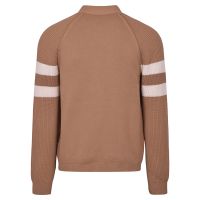 Pánske mikiny BOSS x Matteo Berrettini Granello Cardigan - medium beige Pánske mikiny BOSS x Matteo Berrettini Granello Cardigan - medium beige