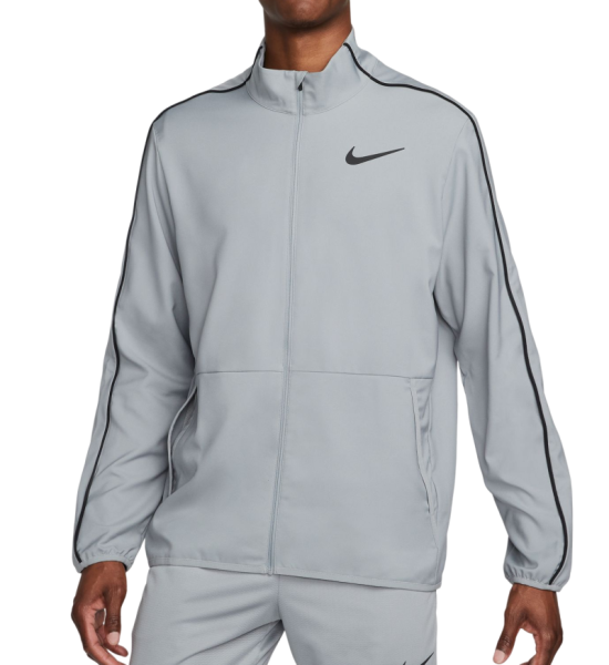 Sudadera de tenis para hombre Nike Dri-Fit Woven Training Jacket - particle grey/black/black
