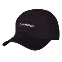 Tennismütze Calvin Klein 6 Panel Relaxed Cap - black