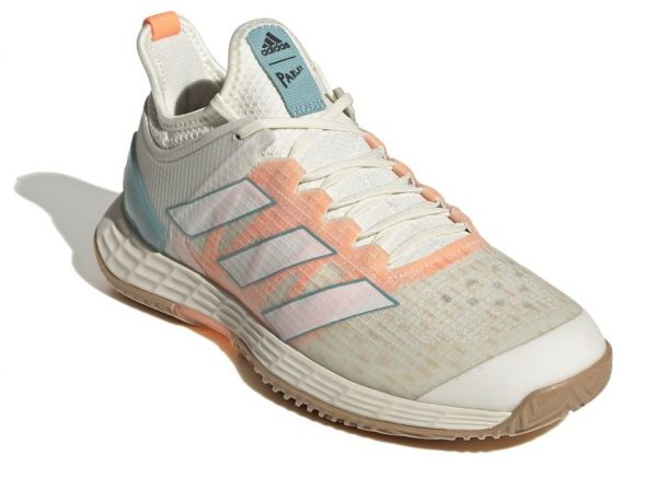 Damskie buty tenisowe Adidas Adizero Ubersonic 4 W Parley - off white/cloud white/beam orange