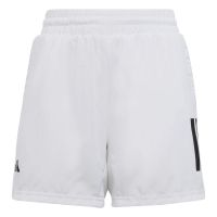 Fiú rövidnadrág Adidas Club Tennis 3-Stripes Shorts - white