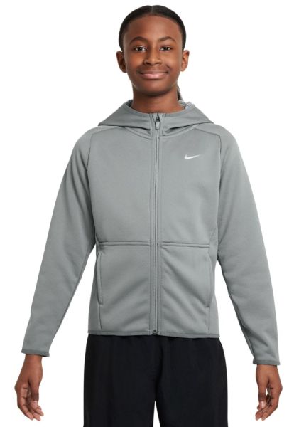 Bluza chłopięca Nike Kids Therma-Fit Winterized Training - Szary