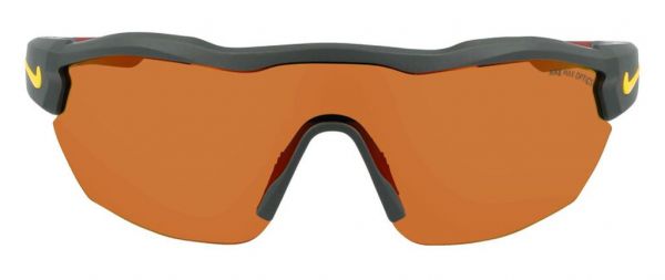 Okulary tenisowe Nike Show X3 Elite L M - sequoia/laser orange