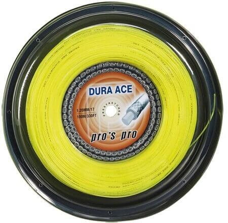 Squash húrok Pro's Pro Dura Ace (110 m) - neon yellow
