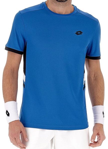 Herren Tennis-T-Shirt Lotto Squadra II T-Shirt - skydriver blue