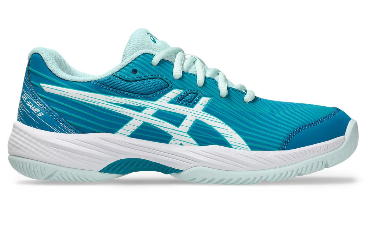 Junior shoes Asics Gel Game 9 GS Turquoise Tennis Zone Tennis Shop