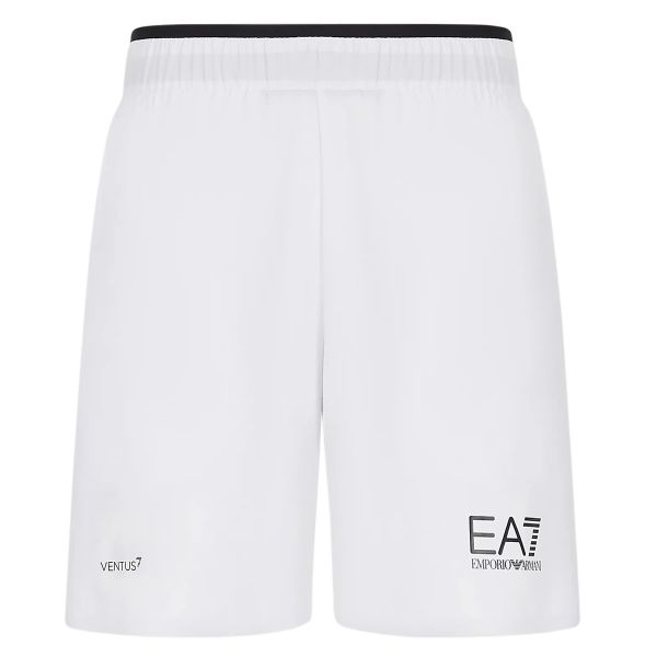 Tenisa šorti vīriešiem EA7 Man Woven Shorts - white