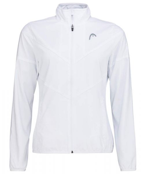 Női tenisz pulóver Head Club 22 Jacket W - white