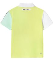 Majica za dječake Lacoste Recycled Pique Knit Tennis Polo Shirt - white/green/flashy yellow/navy blue Majica za dječake Lacoste Recycled Pique Knit Tennis Polo Shirt - white/green/flashy yellow/navy blue