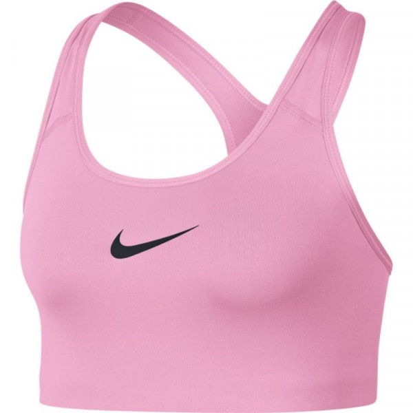  Nike Pro Classic Swoosh Bra - pink rise/black