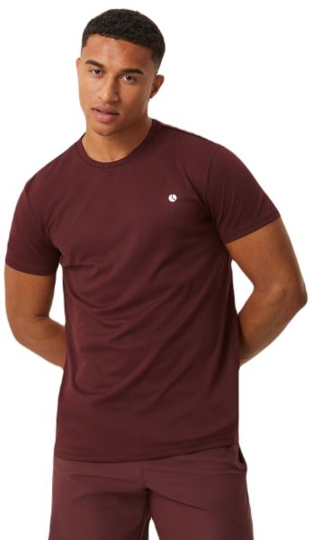 Men's T-shirt Björn Borg Ace T-Shirt Stripe - decadent chocolate