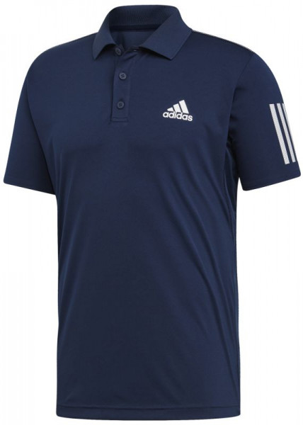 Męskie polo tenisowe Adidas Club 3-Stripes Polo - collegiate navy/white/white