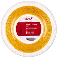 Tenisa stīgas MSV Focus Hex Soft (200 m) - yellow