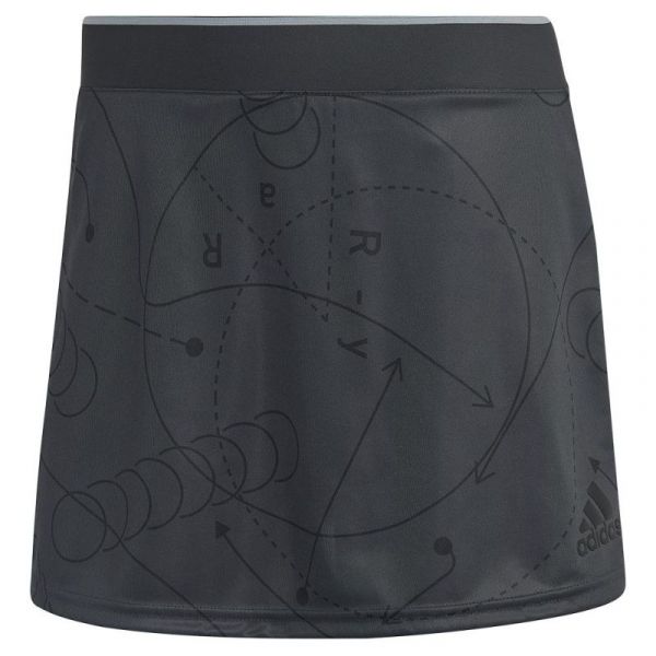 Teniso sijonas moterims Adidas Club Graphskirt - carbon