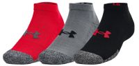Ponožky Under Armour HeatGear Locut 3P - red/pitch gray