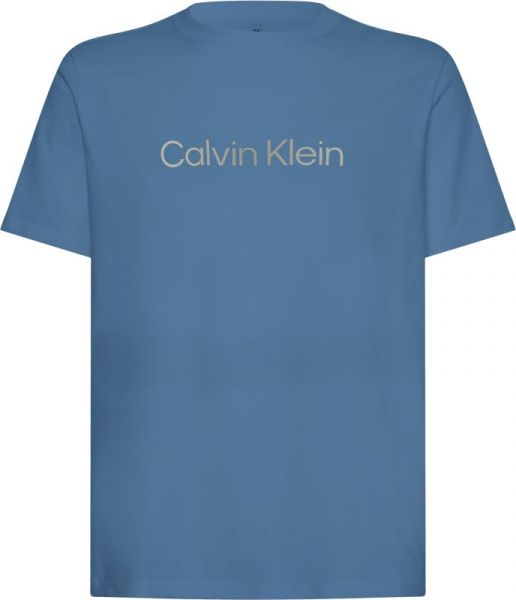Męski T-Shirt Calvin Klein PW SS T-shirt - copen blue