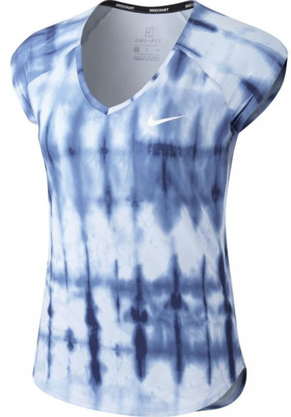  Nike Court Pure Top SS Printed - royal tint/white