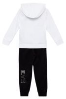 Trenirka za mlade EA7 Boys Jersey Tracksuit - white/black Trenirka za mlade EA7 Boys Jersey Tracksuit - white/black