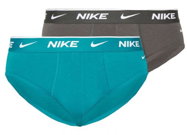 Calzoncillos deportivos Nike Everyday Cotton Stretch Brief 2P - bright spruce/anthracite