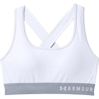 Women's bra Under Armour Mid Crossback - white