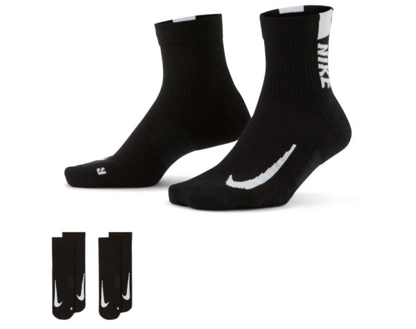 Calcetines de tenis  Nike Multiplier Ankle 2P - Negro