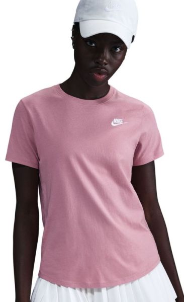 Damski t-shirt Nike Sportswear Club Essentials - Różowy