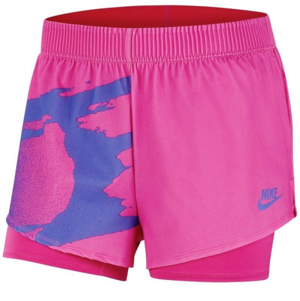  Nike Court Slam Short NY - pink foil/sapphire