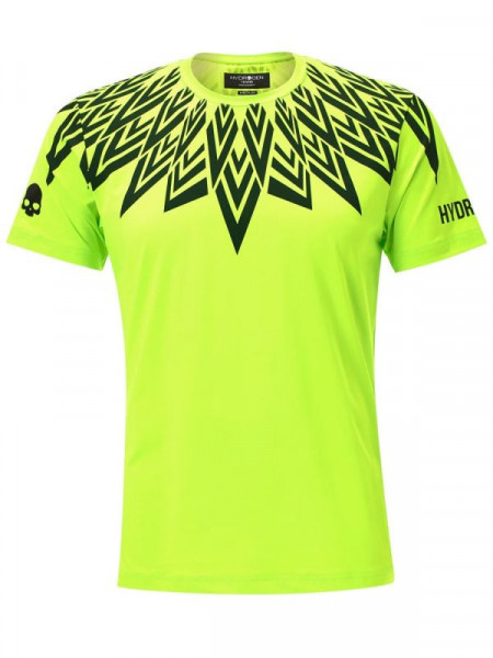Herren Tennis-T-Shirt Hydrogen Tech Tee Man - fluo yellow