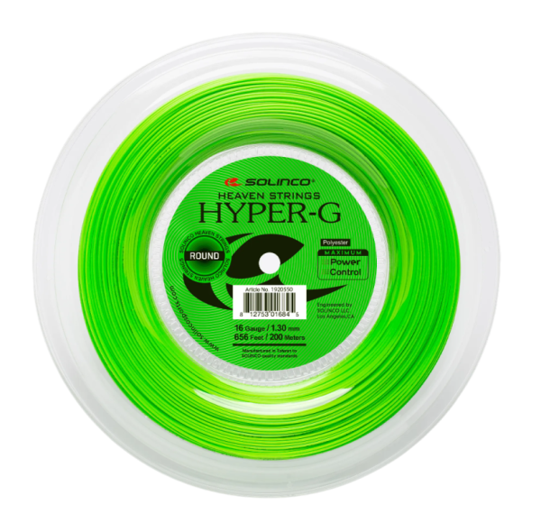 Χορδή τένις Solinco Hyper-G Round (200 m) - green