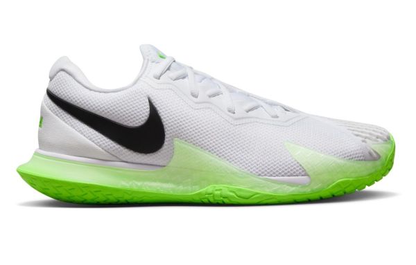 Chaussures de tennis pour hommes Nike Zoom Vapor Cage 4 Rafa - white/black/action green/lemon twist
