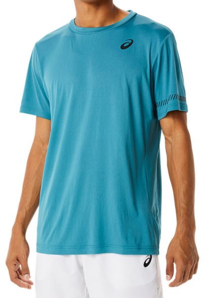 Herren Tennis-T-Shirt Asics Court M SS Tee - misty pine
