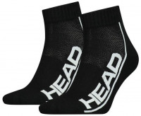 Ponožky Head Performance Quarter 2P - black/white