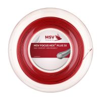 Tennis-Saiten MSV Focus Hex Plus 38 (200 m) - red