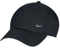 Tennisemüts Nike Dri-Fit Club Unstructured Metal Swoosh Cap - black/metalic silver