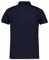 Męskie polo tenisowe Le Coq Heritage Polo No.1 FW22 - sky captain Męskie polo tenisowe Le Coq Heritage Polo No.1 FW22 - sky captain