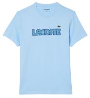 T-shirt da uomo Lacoste Ultra Dry Jersey Sports T-Shirt With Logo - Blu