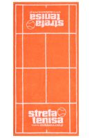 Ręcznik tenisowy Strefa Tenisa Towel Court&Logo - orange/white