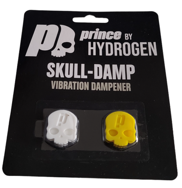 Antivibrazioni Prince By Hydrogen Skulls Damp Blister 2P - Bianco, Giallo