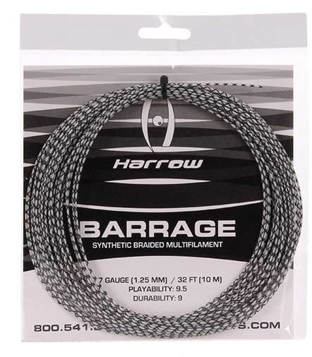 Χορδές σκουός Harrow Barrage 17 (10 m) - white/black