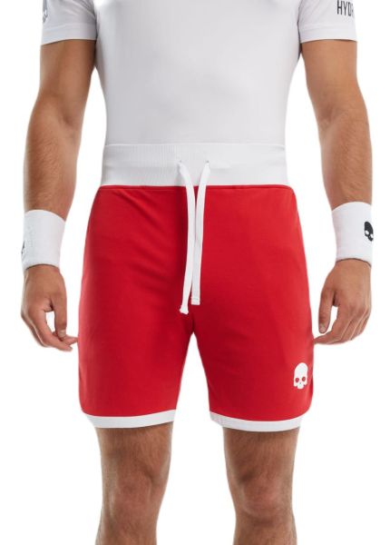 Shorts de tennis pour hommes Hydrogen Tech Shorts - red/white
