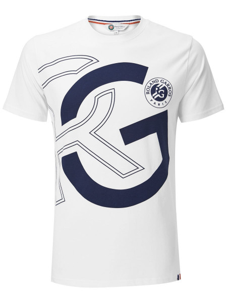 Camiseta para hombre Roland Garros Tee Shirt RG M - blanc
