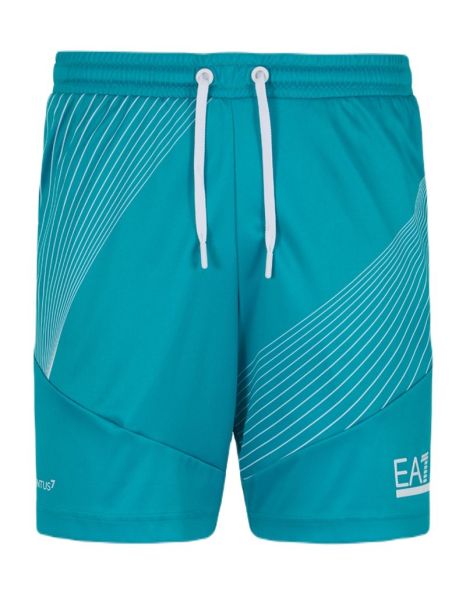 Pánské tenisové kraťasy EA7 Man Woven Shorts - spectra green