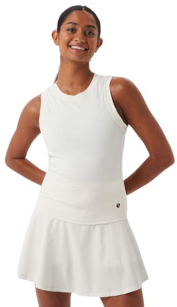 Damen Tennistop Björn Borg Ace Rib Tank Pocket - Weiß