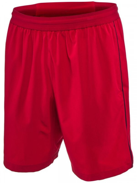  Lacoste Novak Djokovic Support With Style Piped Stretch Technical Shorts - red