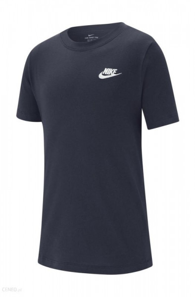 Marškinėliai berniukams Nike Sportswear B - obsidian/white