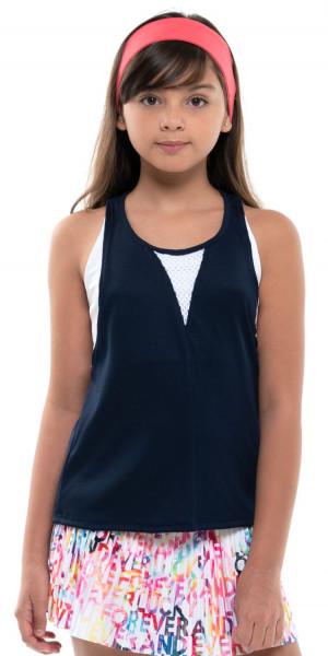 Lány póló Lucky in Love Techno Tropic Play All Day Layer Tank Girls - white/midnight