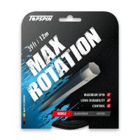 Naciąg tenisowy Topspin Max Rotation (12m) - Czarny