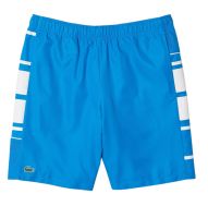 Férfi tenisz rövidnadrág Lacoste SPORT Men Printed Side Bands Shorts - blue/white