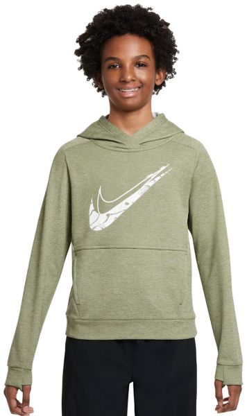 Boys' jumper Nike Kids Multi Stain Repel Therma-Fit - Green