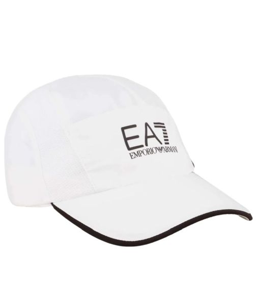 Tennisemüts EA7 Unisex Tennis Pro Light Baseball Hat - white/black